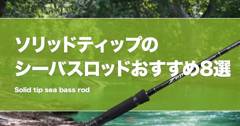 ソリッドティップのシーバスロッドおすすめ8選！メリットデメリットも解説！ | タックルノート