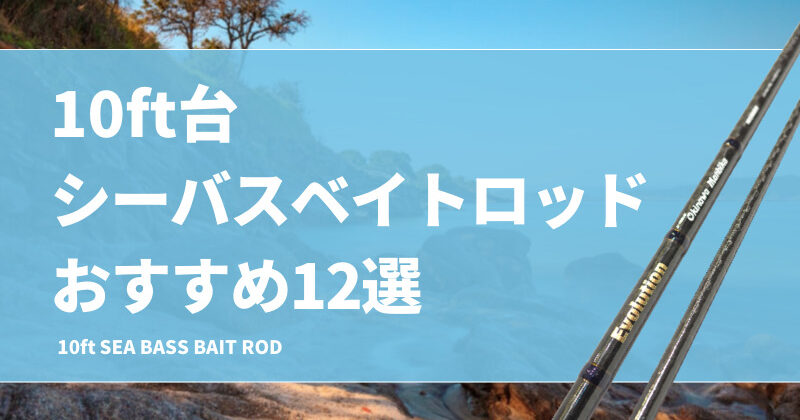 10ft台のシーバス用ベイトロッドおすすめ12選！遠投性能が高いロッドはどれ？ | タックルノート