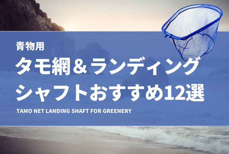 青物用タモ網＆ランディングシャフトおすすめ15選！安いラバーランディングネットはどれ？ | タックルノート