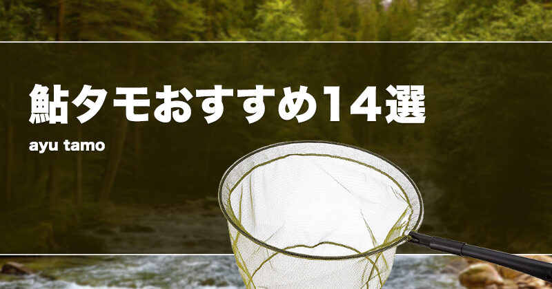 鮎タモおすすめ14選！選び方を紹介！激安タモや替網も！ | タックルノート