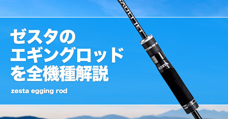 ゼスタのエギングロッド全解説＆おすすめ！評判やインプレを紹介！ | タックルノート