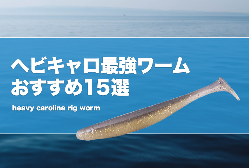 ヘビキャロ最強ワームおすすめ15選！大きさ等の選び方！ | タックルノート