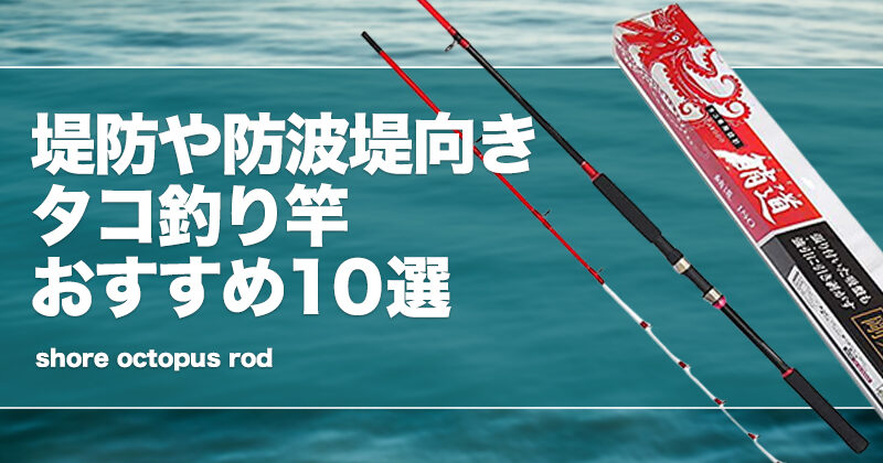 堤防や防波堤向きタコ釣り竿おすすめ10選！人気な岸タコロッド！ | タックルノート