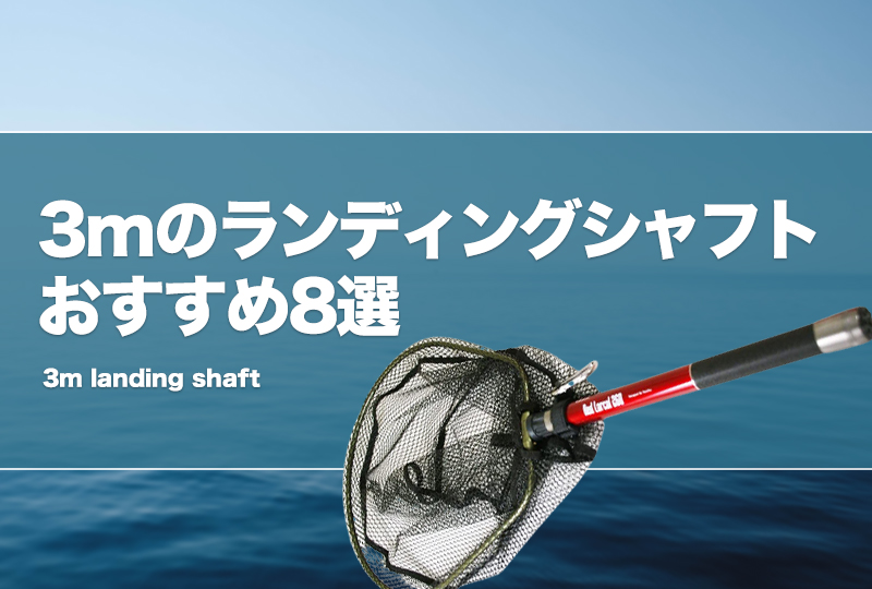 3mのランディングシャフトおすすめ8選！人気なタモの柄を厳選！ | タックルノート